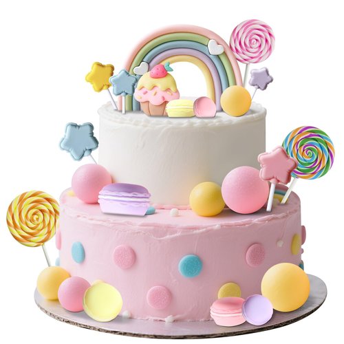 Candyland Cupcake Toppers Candy Cake Topper Sweet One Cake Topper