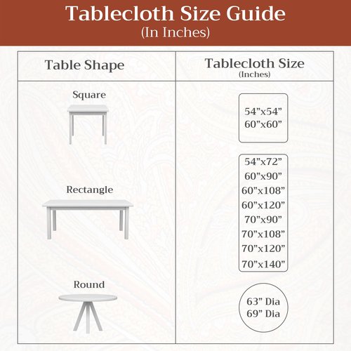 Maison d' Hermine Table Cloth Rectangle Table 100% Cotton 60 x 108 Inches Fall Tablecloth Reusable Everyday Use for Thanksgiving Christmas Decorations Dining Farmhouse Party (Romane)