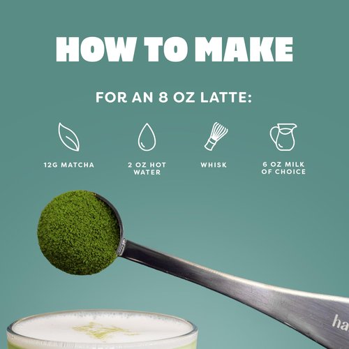 Harmony Leaf Sweetened Matcha Green Tea Powder, 35.3 oz, Makes ~80 Drinks, Matcha Latte Mix for Cafes and Home