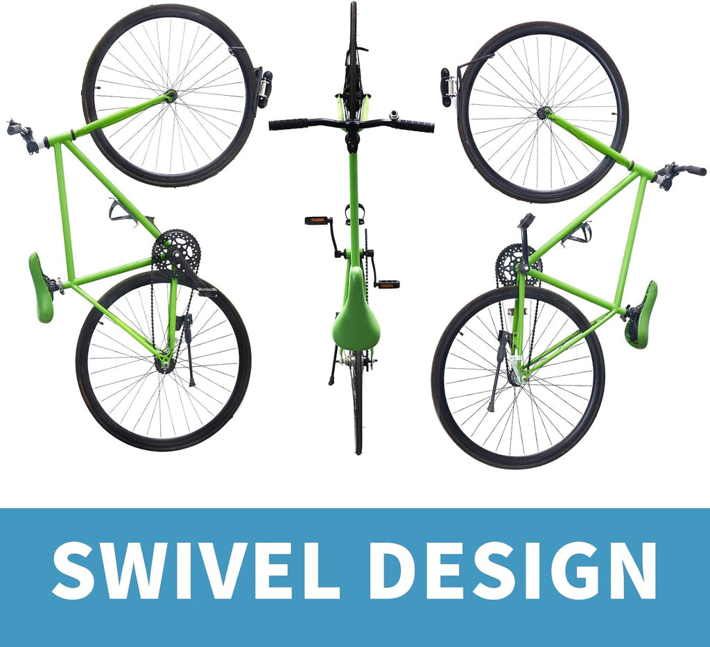Ultrawall Bike Rack - Vertical Wall-Mounted Storage Solution for Indoor Bicycles | 2-Pack