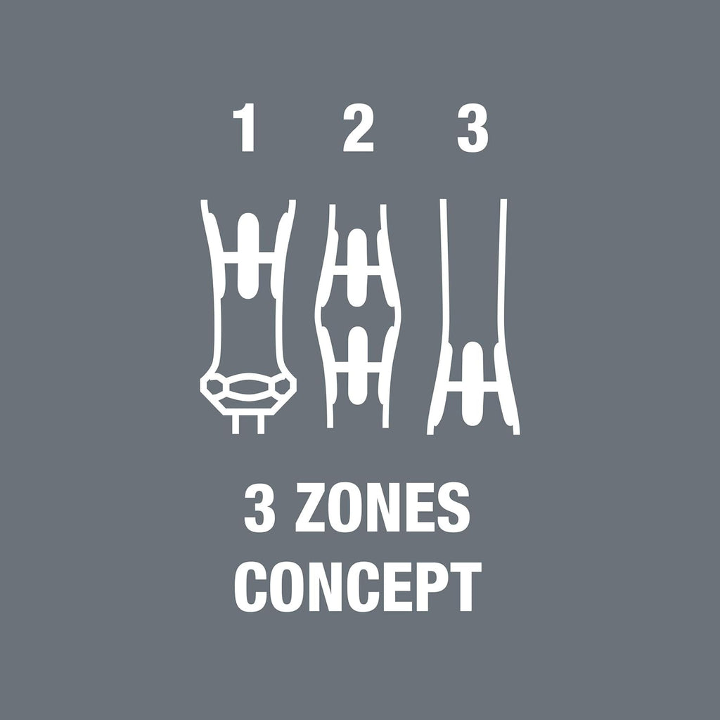 Wera 2035/6 Electronics Screwdriver Set - 6-Piece Kraftform Micro Slotted & Phillips with Rack
