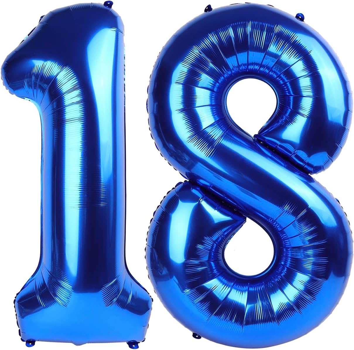 Number 18 Balloon by [Brand Name] - 40 Inch Navy Blue Birthday Decoration for 18th Party