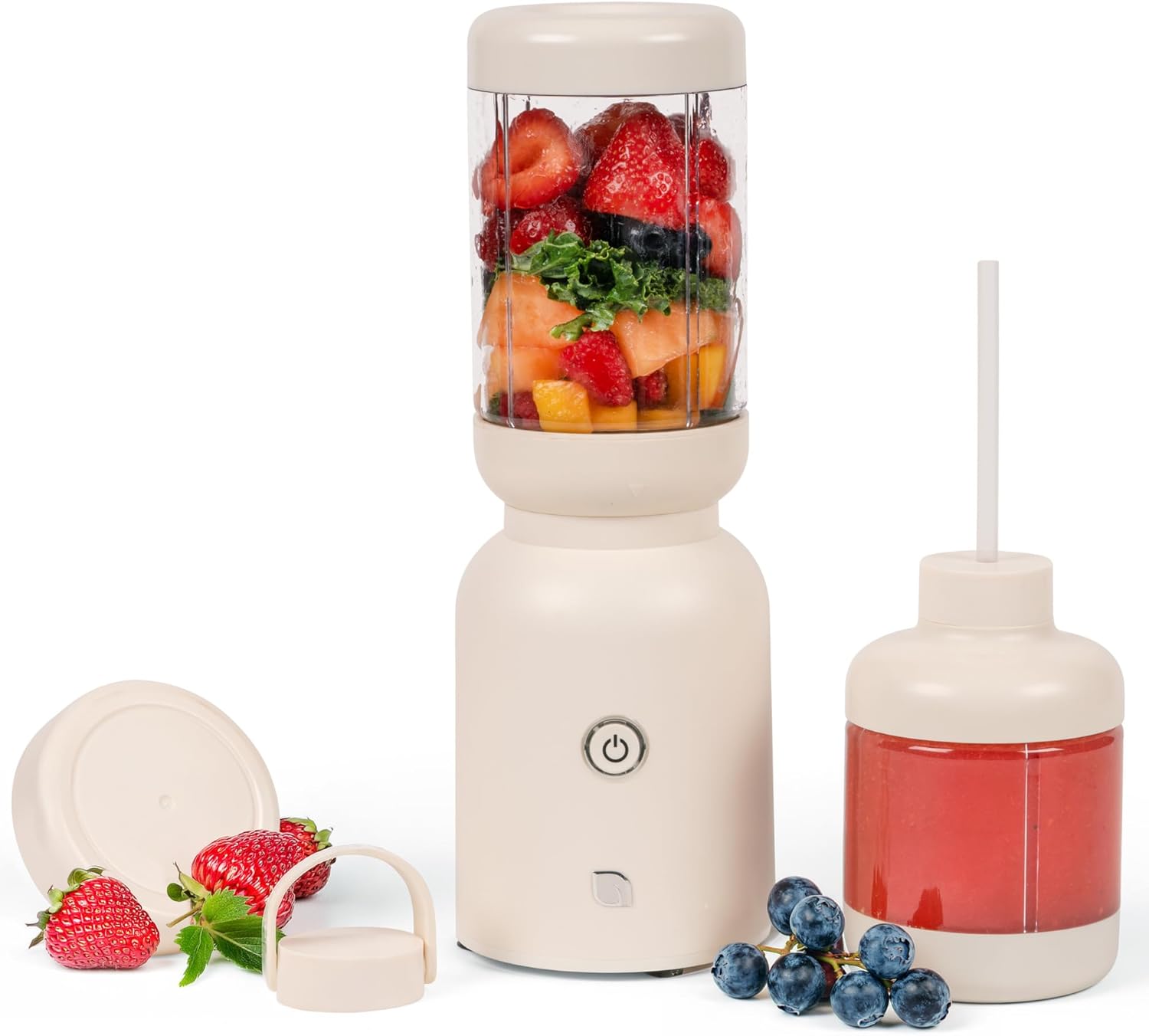 WILLOW Eco Series Warrior Blender - Compact Smoothie Maker with 600W Power & 30oz To-Go Cup