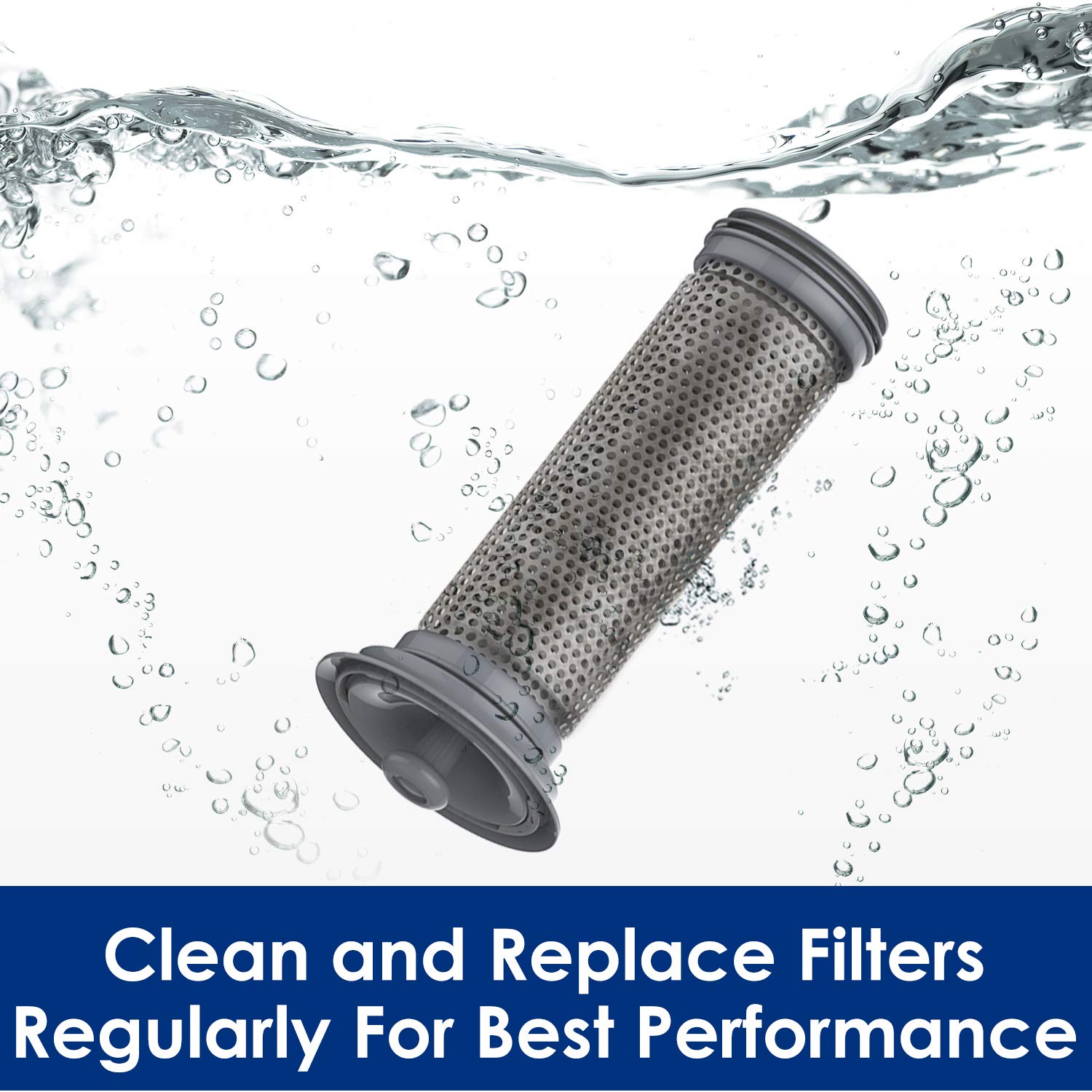 Tineco Filter Replacement Kit with 2 Pre-Filters and 1 HEPA Filter, Kit for A10 & A11 & S10 & S11 Series Vacuum Cleaner