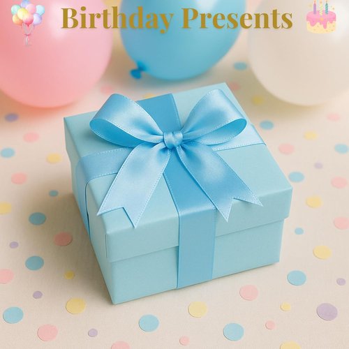 Blue Gift Wrap Bows - 50 Elegant Reusable Bows for Gifts, Parties, Weddings & Holidays - Light Blue