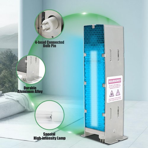 Lnytfee Air Scrubber Advanced Photocatalytic Oxidation (PCO) 9" Replacement Cell & ÜνBulb for Activetek InDuct 2000 for A1013A,A1013C,A1013P,A1013Q, A1013T,A1013U(Ozone Free)