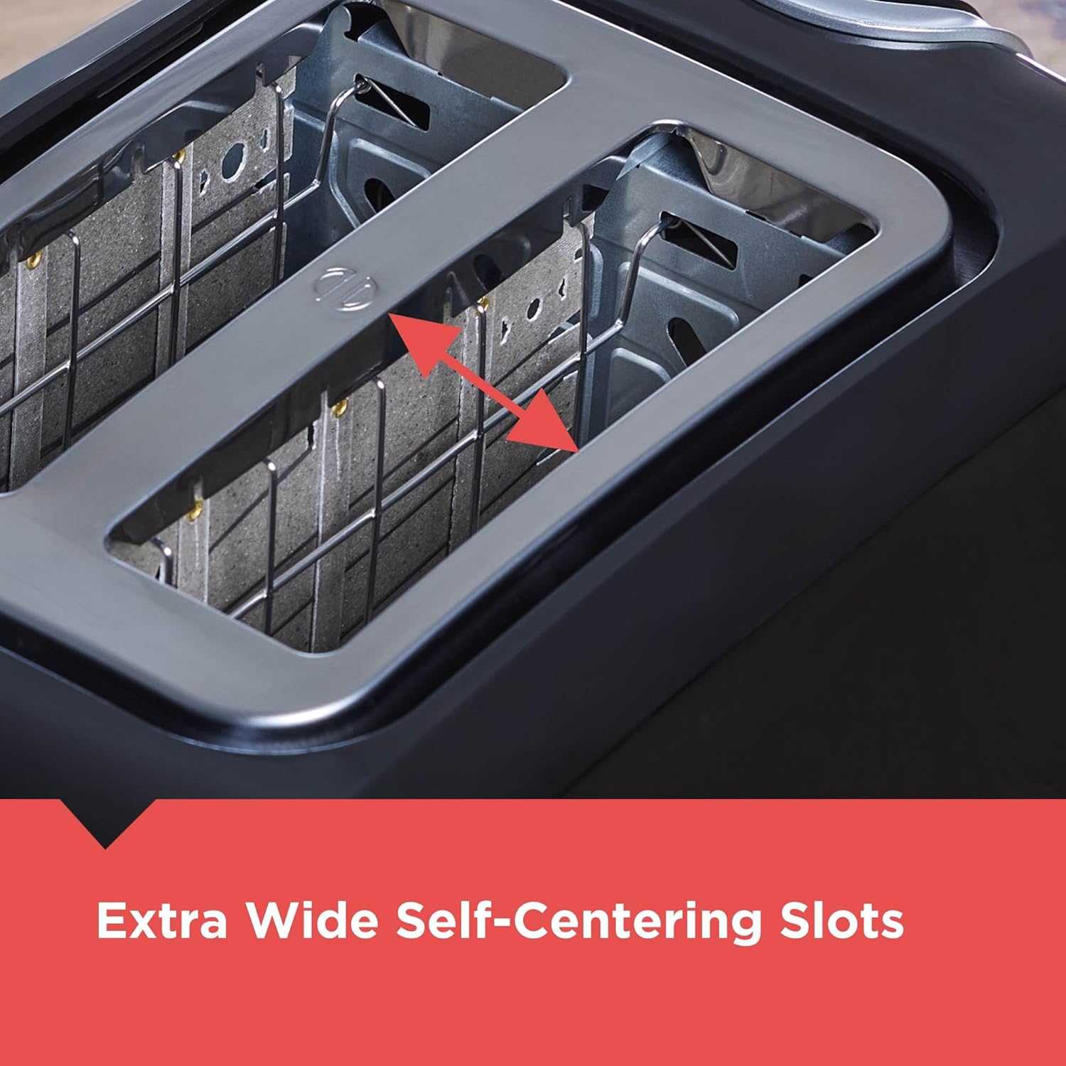 Skiennix 2-Slice Extra Wide Slot Toaster - Perfect for Bagels & Thick Bread | Stylish Design
