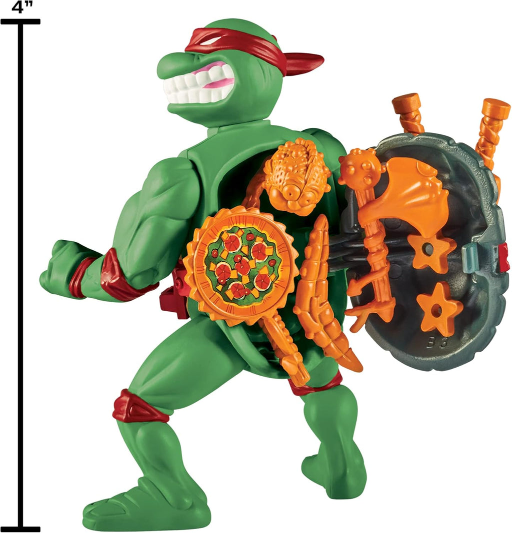 Playmates Toys Teenage Mutant Ninja Turtles Raphael 4” Classic Storage Shell Action Figure