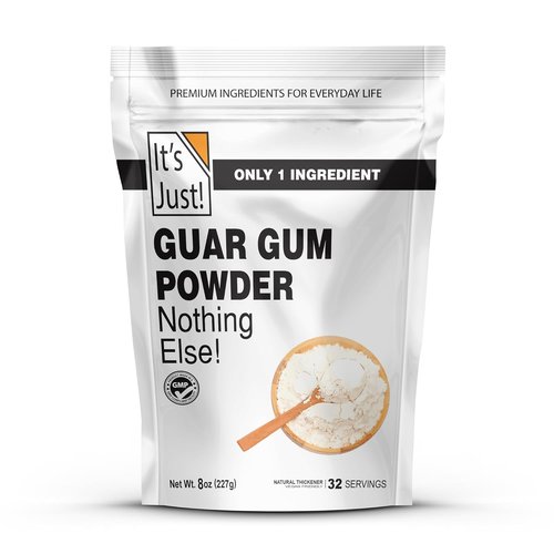It's Just Guar Gum - Gluten-Free, Non-GMO Plant-Based Thickener for Keto Baking | 8oz