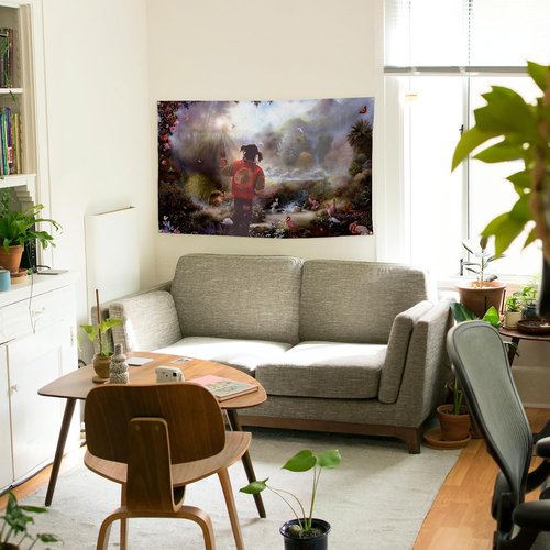 **Chief Aesthetic Garden of Eden Flag - Durable 3x5 Feet Tapestry for Indoor & Outdoor Decor**