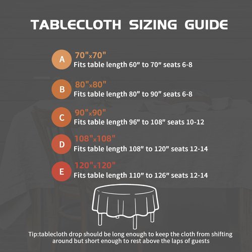 EVERLY 100% Pure Linen Round Tablecloths 70Inch Round Machine Washable Tablecloths for Thanksgiving,Decorative Halloween,Buffet Parties,Picnic,Events,Weddings and Restaurants-Natural Linen