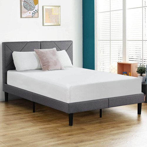 FDW 12-Inch Queen Mattress - Medium Firm Gel Memory Foam | Cooling Ventilated Foam | CertiPUR-US Certified