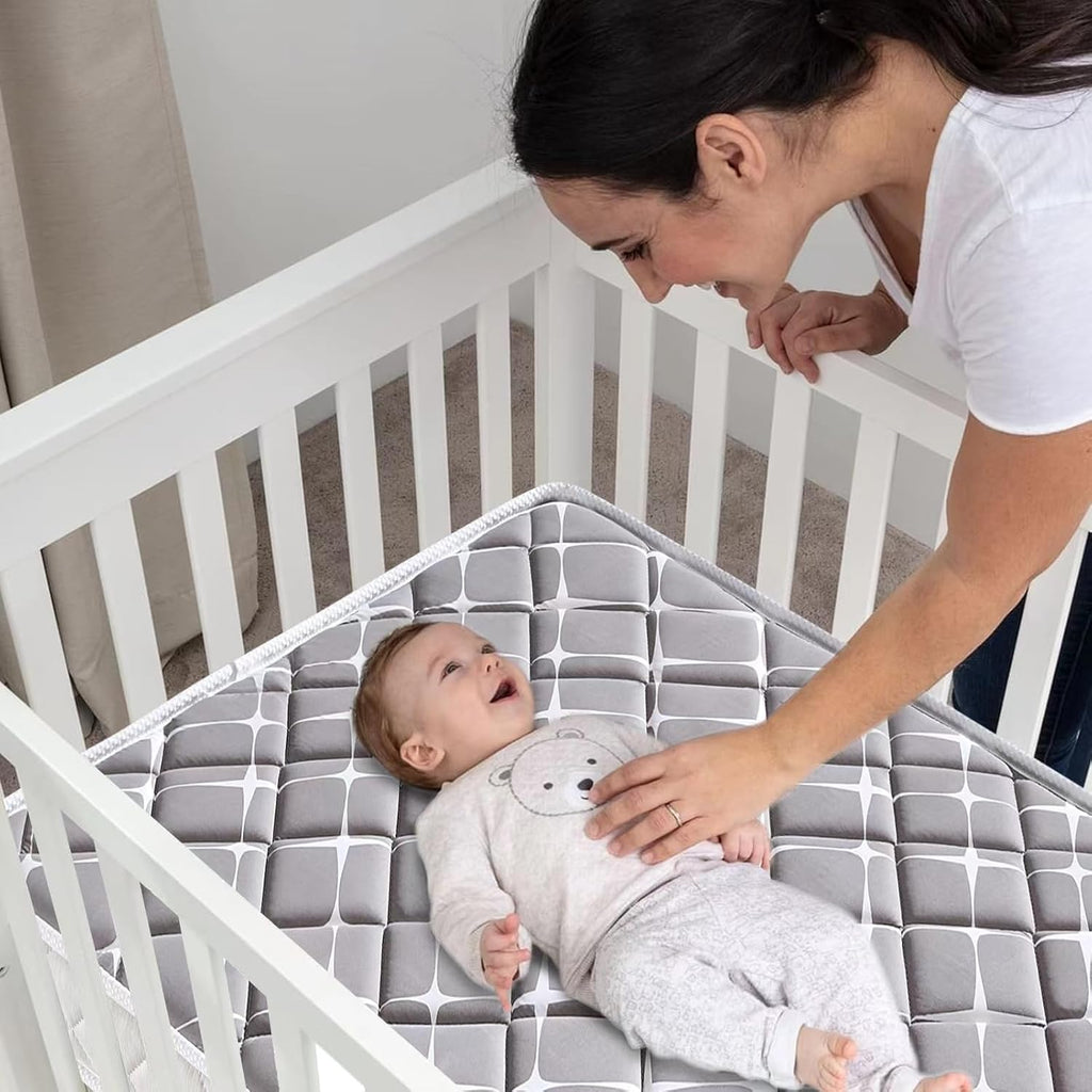 Premium Hypoallergenic Baby Crib Mattress | Breathable & Firm Toddler Mattress - 52" x 27.6" x 5"