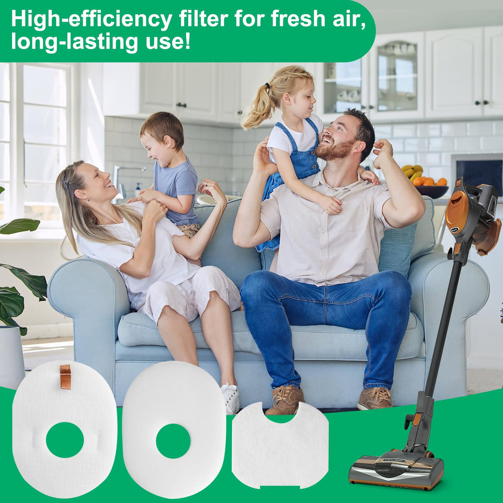 Wolipury 6 Pack Filters Replacement Set for Shark Rocket CS100, CS110, HV290, HV292, HV300, HV300C, HV300W, HV300WC, HV301, HV301C, HV301Q, HV302, HV302Q, HV303, HV305, HV307QB, HV308Q, HV310, UV450