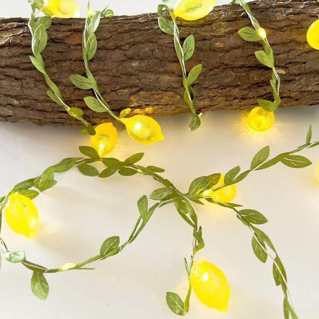 Skiennix Lemon Decor String Lights - 10FT 30LEDs Battery Operated Fairy Lights for Bedroom & Garden | Waterproof, 8 Modes