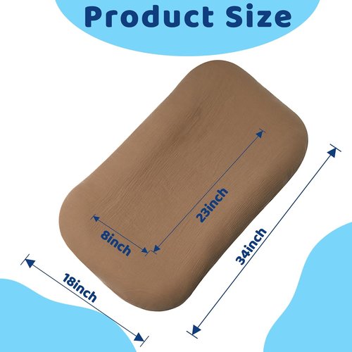 Baby Lounger - Soft & Breathable Newborn Lounger for Home & Travel | Ideal for 0-24 Months, Brown