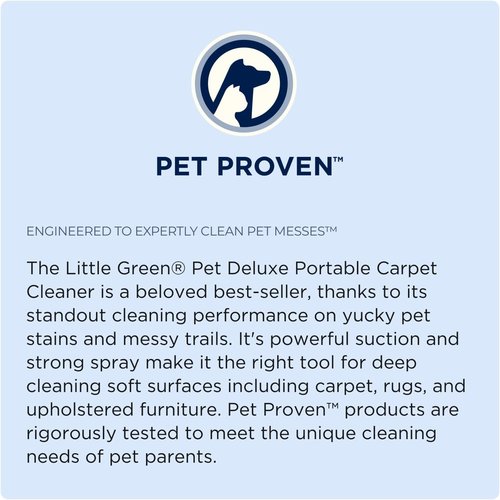 Bissell Little Green Portable Carpet Cleaner - Pet-Friendly Auto Detailer | Gray/Blue, 3353