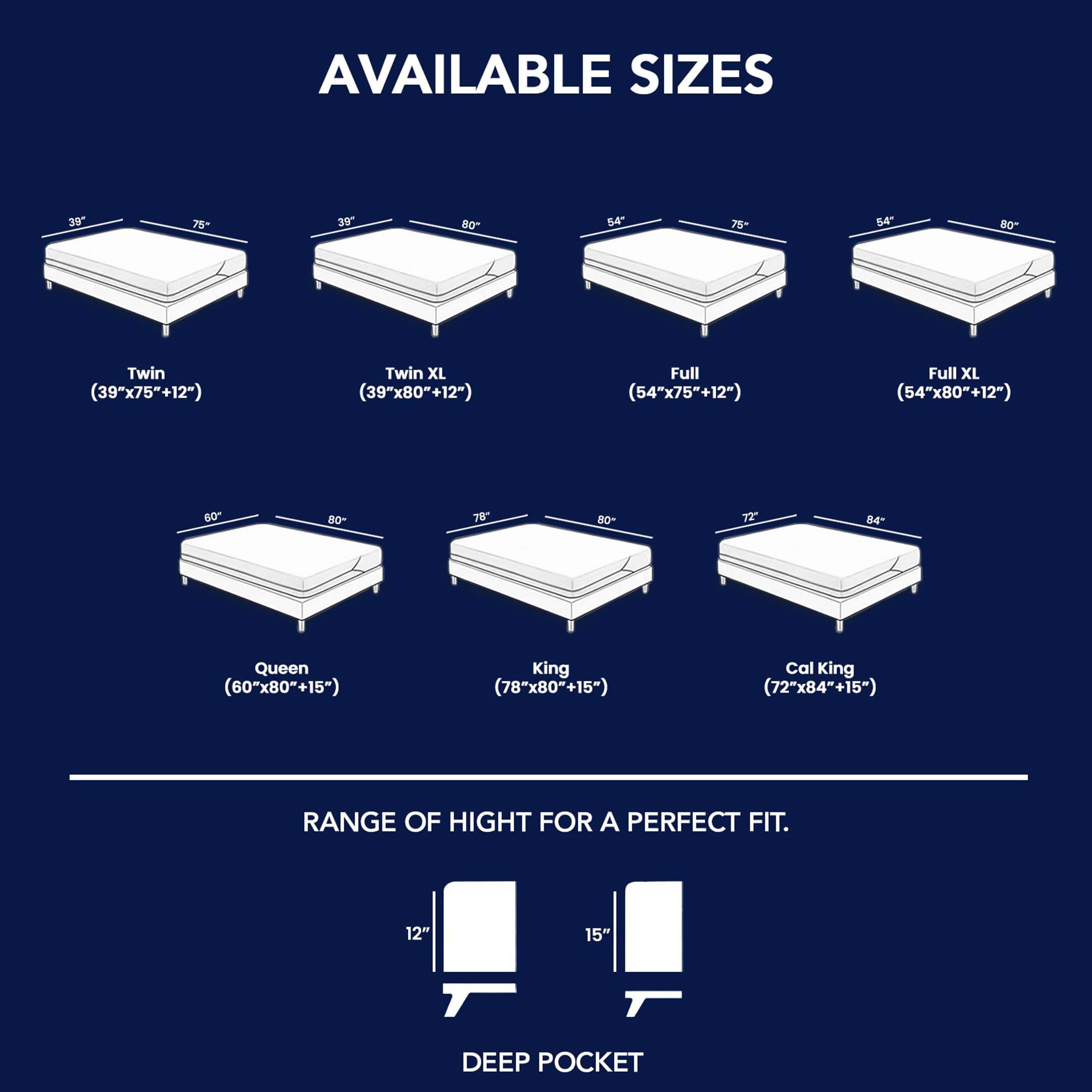 Twin Mattress Protector Encasement with Zipper – Waterproof Mattress Protector Twin Size – Soft, Breathable & Noiseless Zippered Mattress Cover – Fits Up to 12”