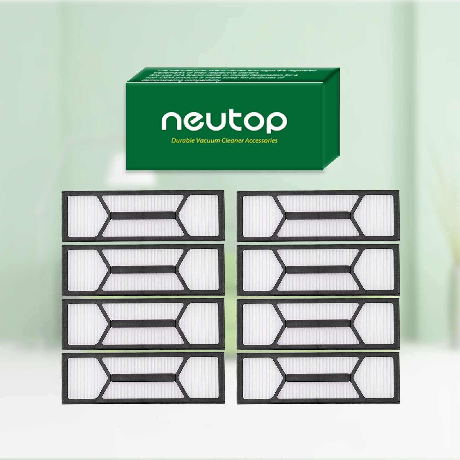 Neutop Hepa Filter Replacement Set, Compatible with eufy Robot Vacuum Omni S1 Pro/S1, Vacuum Cleaner Accessories Parts, 8-pack