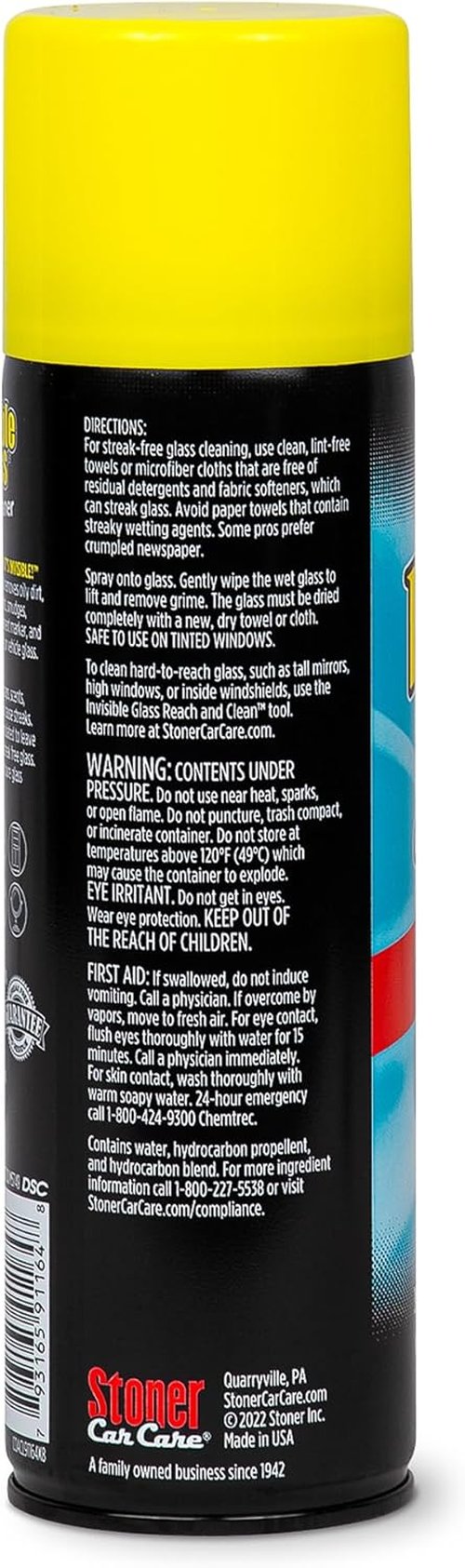 Invisible Glass 91164-6PK Premium Streak-Free Glass Cleaner Spray - Ammonia-Free & Tint-Safe | 19 oz (Pack of 6)