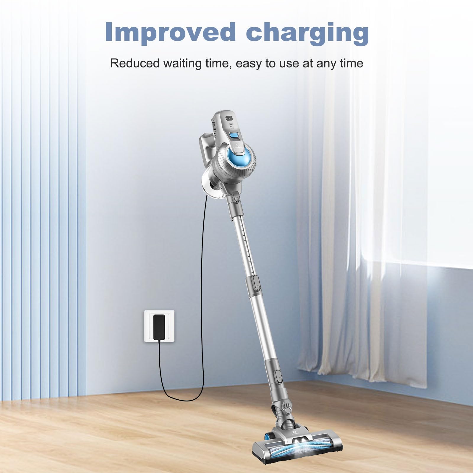 Charger Compatible with Voweek VC08 VWVC08 VW-VC08 VC07 VW-VC07,Iwoly C150,Greenote GSC50/GSC40,Wlupel Hero 8,Vactidy V8,GeeMo G201 Replacement Stick Cordless Vacuum Cleaner Sweeper Battery Power Cord