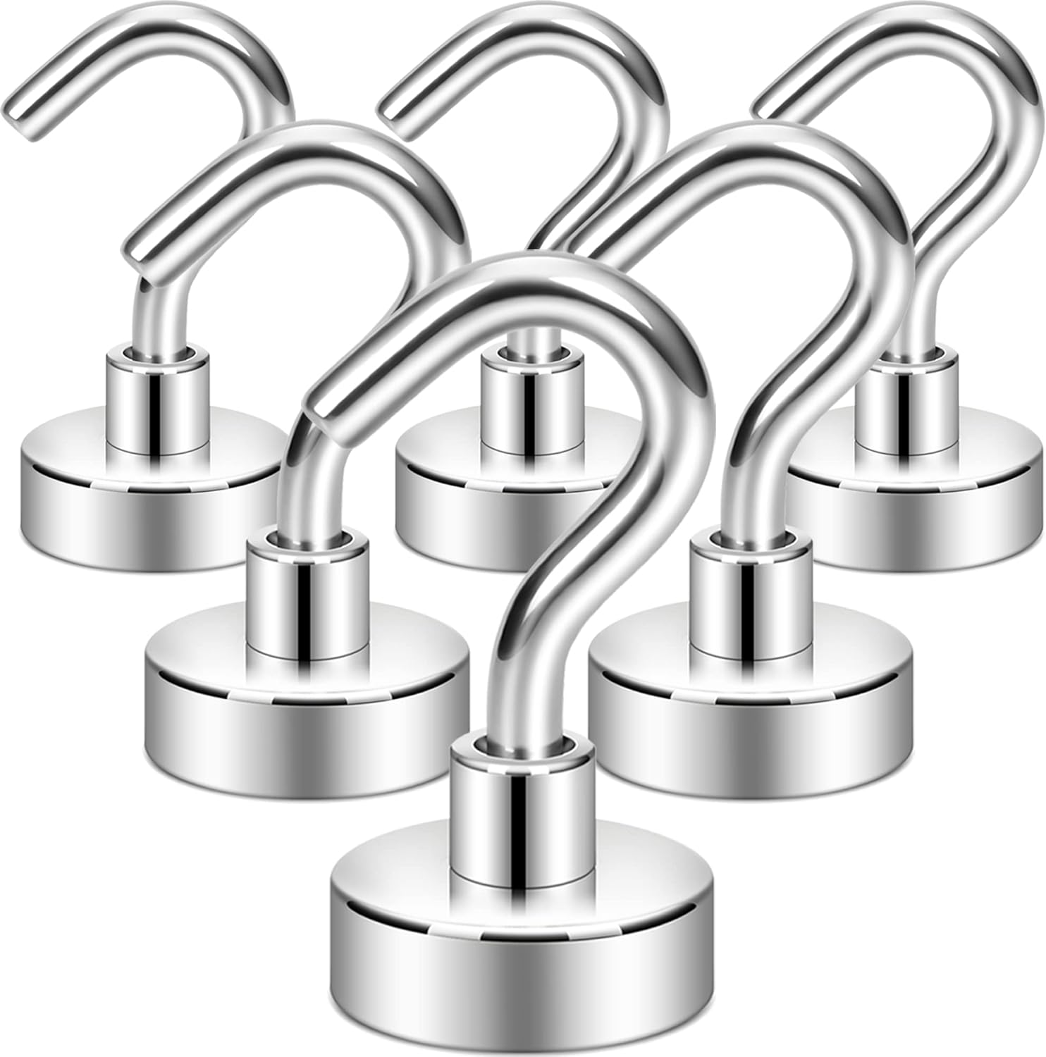 Neosmuk Magnetic Hooks - Heavy Duty 30lb+ Magnetic Hooks for Cruise Cabins & Travel | Essential Must-Have