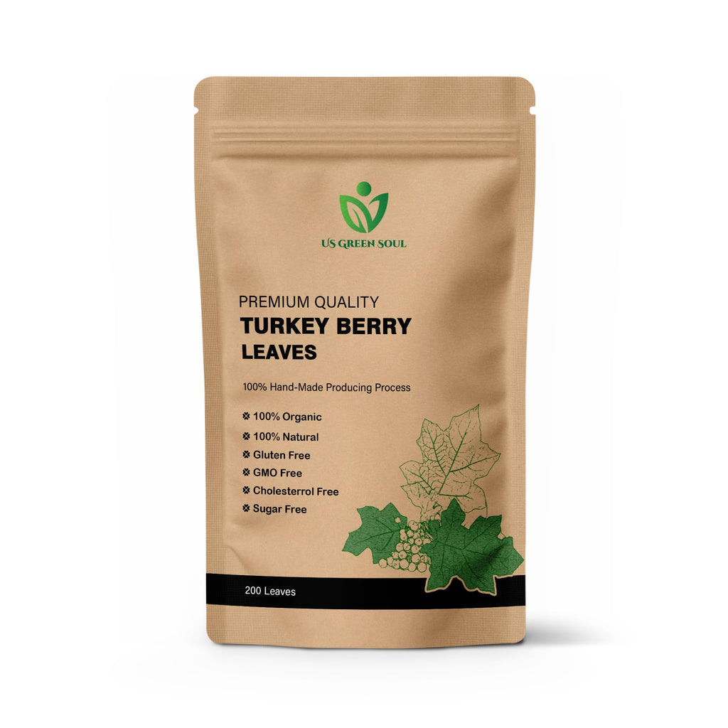 Turkey Berry Leaves - 100% Pure, Dried Organic Leaves for Cooking, Tea, and Herbal Remedies