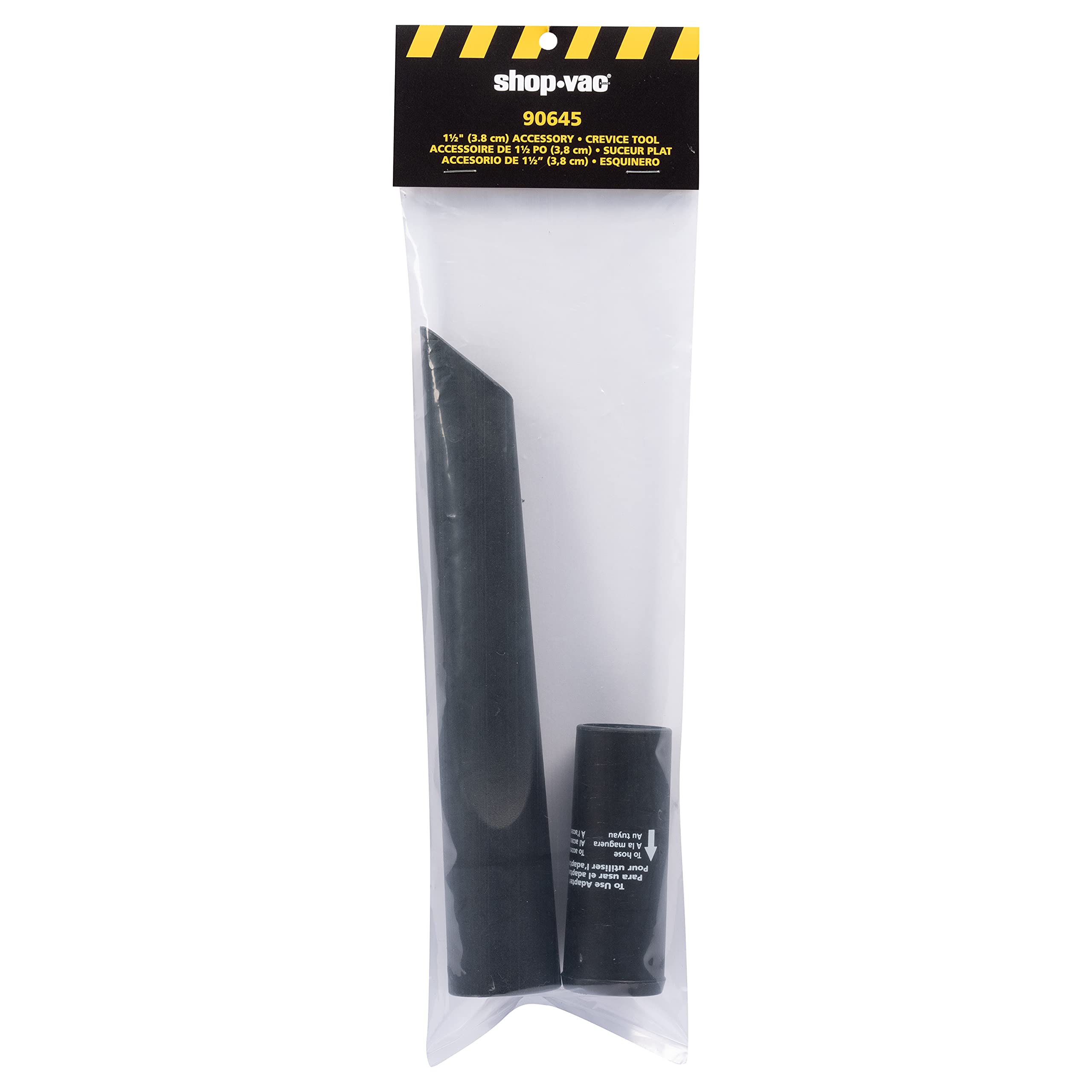 Shop-Vac 9064500 Crevice Tool, 1.5 Inch Diameter, Accessing Hard-To-Reach Spots, (1-Pack)