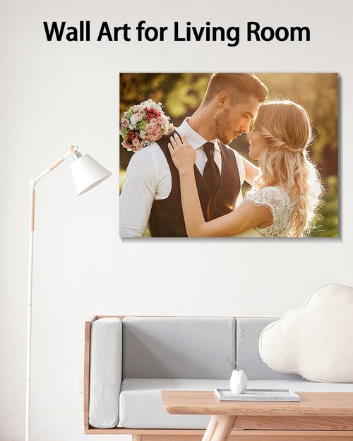 AbcCustomize Canvas Prints - Personalized Photo Art for Home Decor | Fast Next Day Shipping
