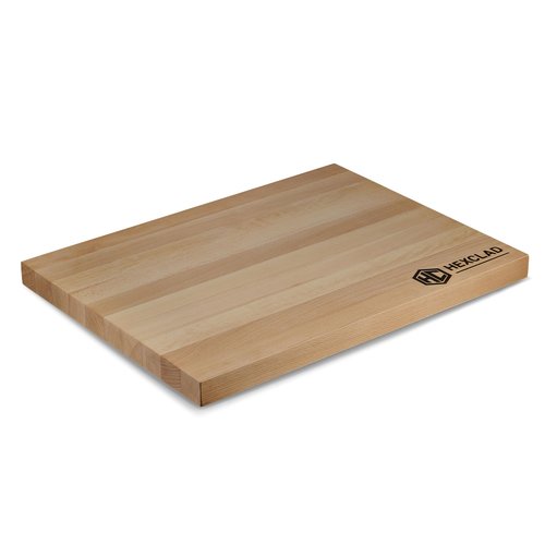 HexClad Extra Large Beechwood Cutting Board, Reversible, Hardwood, Great for Chopping, Cutting, or Serving Charcuterie, 24 x 18 Inches