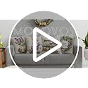 Easter Throw Pillow Covers 18x18 Set of 4, Spring Farmhouse Cushion Cases