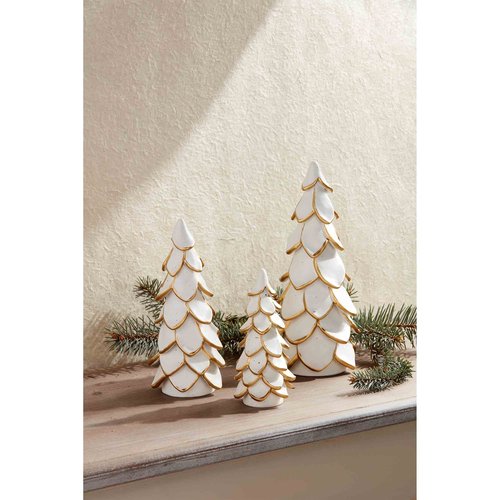 Mud Pie Gold Ceramic Tree, Small, 6" x 3"
