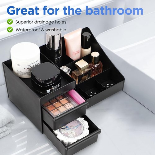 **Skiennix Men's Cologne and Perfume Organizer - Stylish Bathroom Countertop Storage | Perfect Gift for Him**