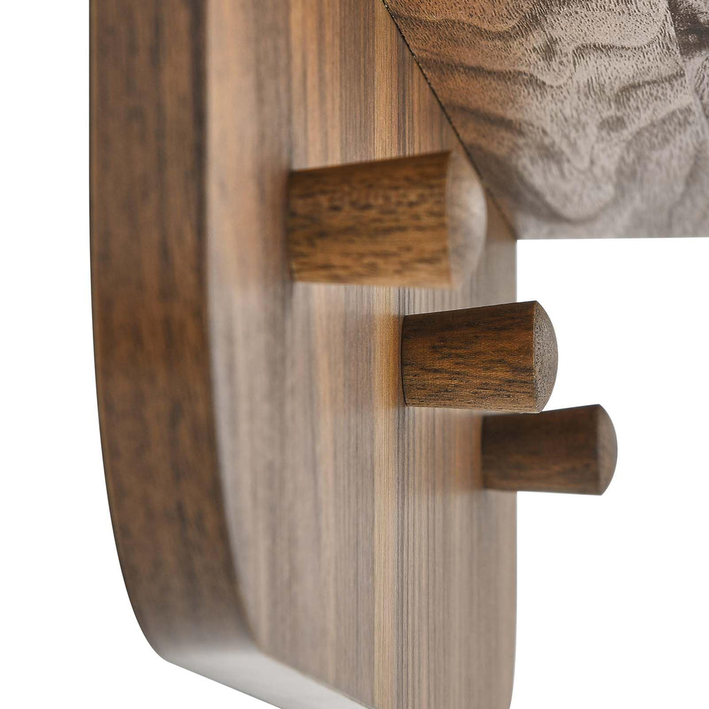 Modway EEI-6348-WAL Lumina Mirror, Walnut
