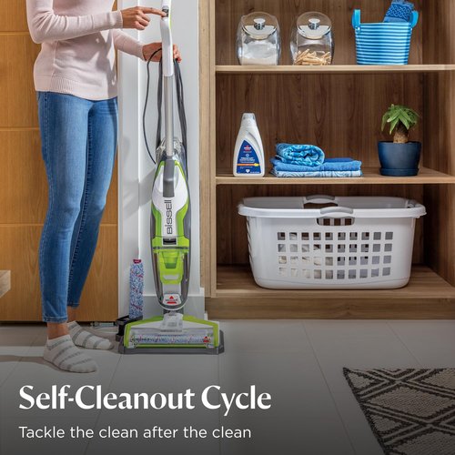 Bissell Crosswave Turbo Vacuum Mop - All-In-One Wet & Dry Cleaner for Hard Floors & Area Rugs | Model 3888A