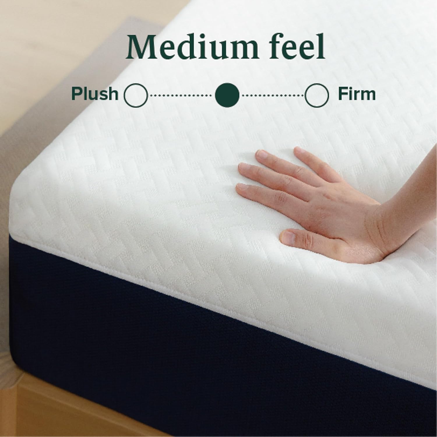 ZINUS 12 Inch King Hybrid Mattress - Cooling Comfort, Medium Firm, Fiberglass Free, Motion Isolation