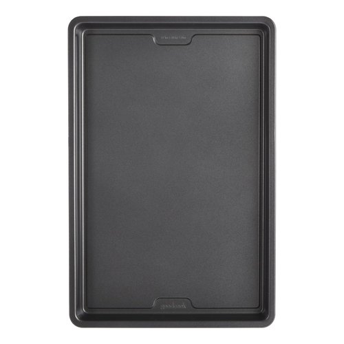 GoodCook PRO Large Baking Sheet Pan Nonstick Warp & Scratch-Resistant Dishwasher-Safe Carbon Steel Construction for Even Baking Oven Safe to 480°F, 11 x 17-Inch, Gray