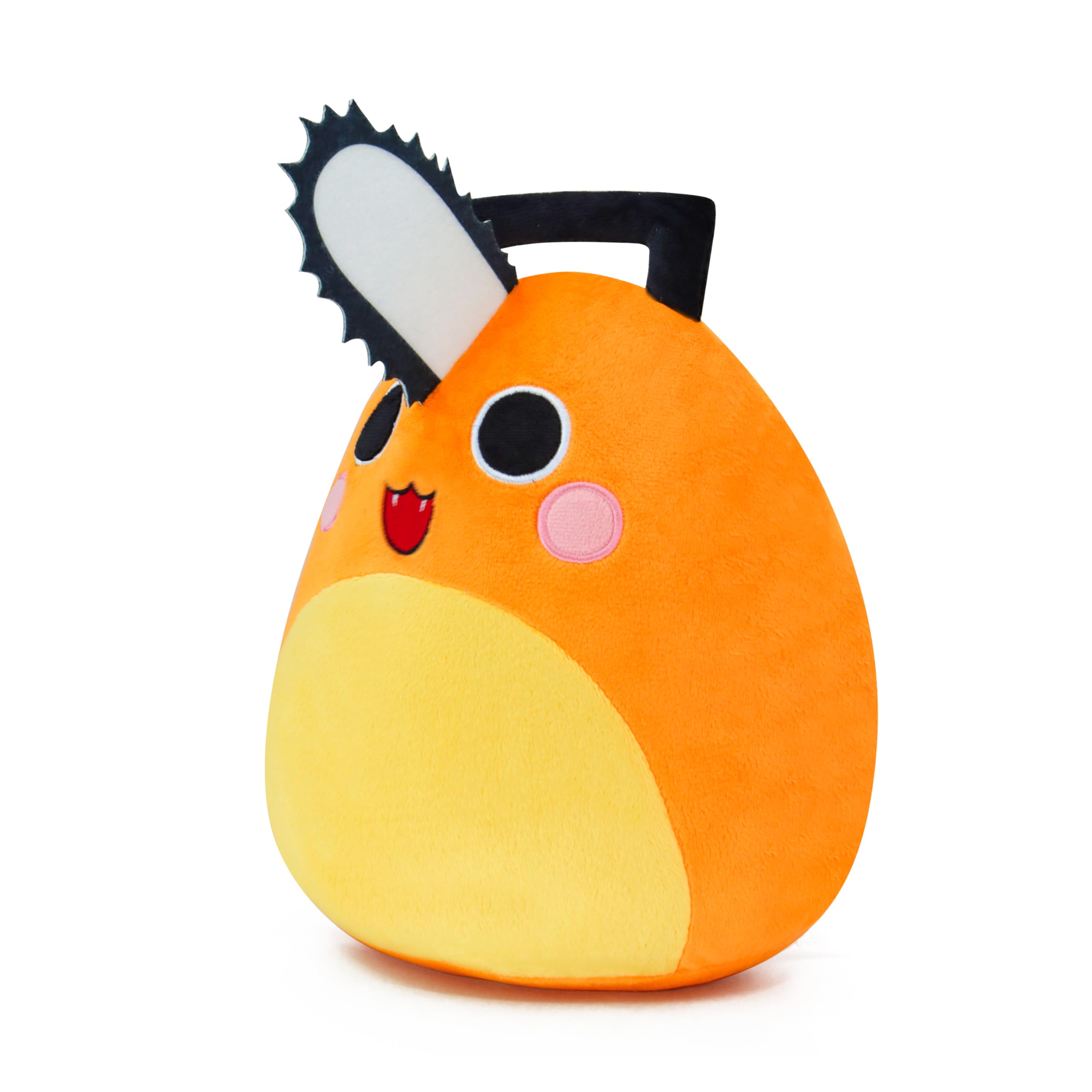 Periyholev Cute Orange Saw-Puppy Plush – 8-Inch Super Soft Stuffed Animal Toy with Handle, Adorable Kawaii Pillow Gift for Kids, Fans & Adults (Cute)