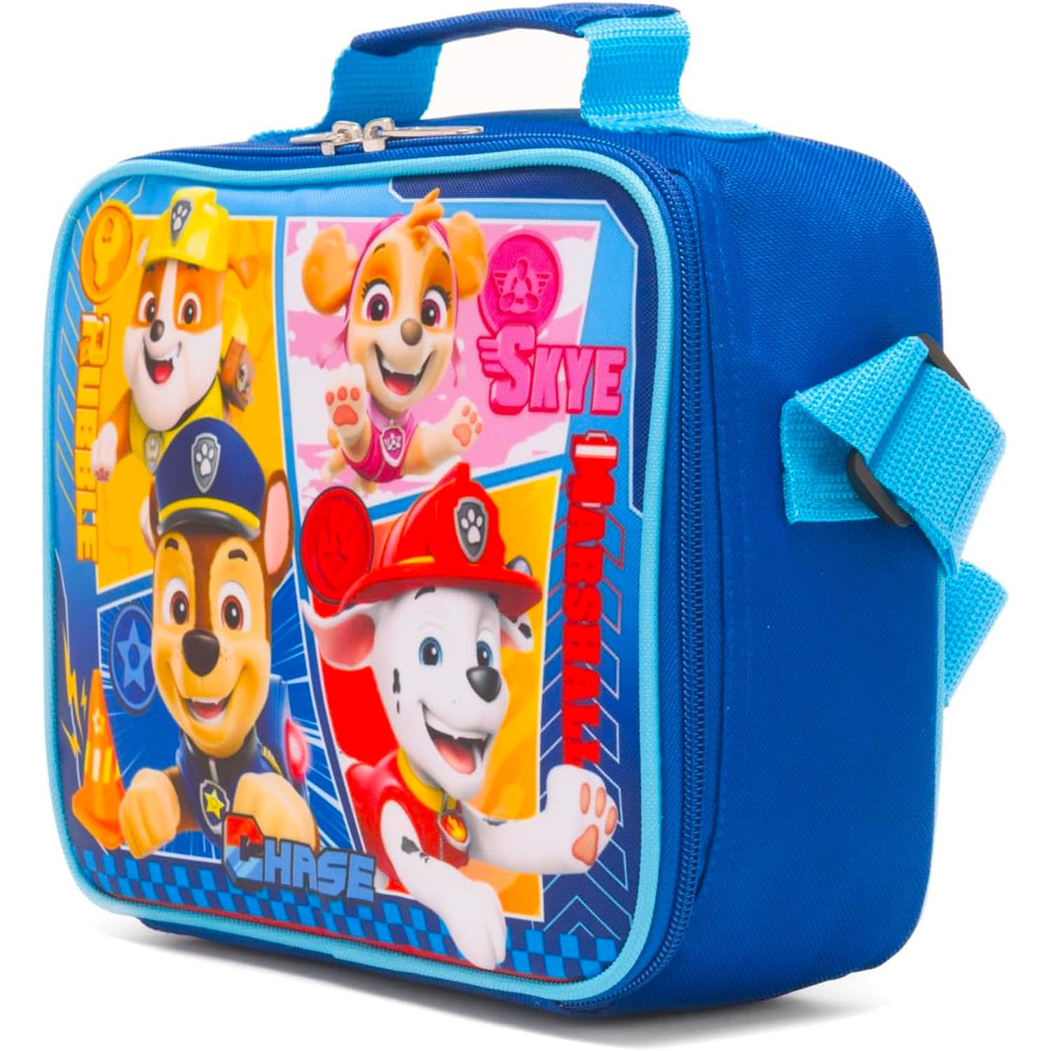 Paw Patrol Lunch Box for Kids - Bundle with Lunch Bag Plus Stickers, Reusable Water Bottle, and More | Paw Patrol Lunchbox for Boys