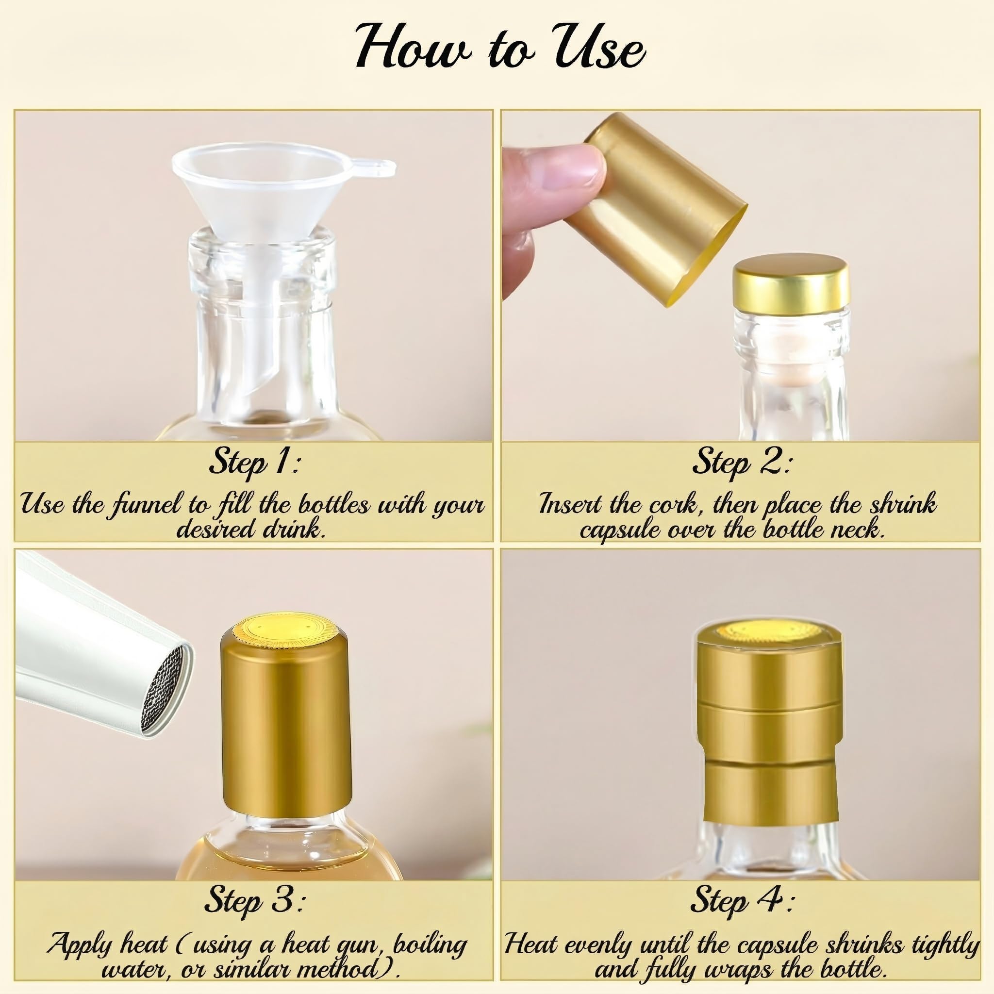 TBWIND 12 Pack 12oz/375ml Clear Glass Bottles with T-Top Cork Stoppers