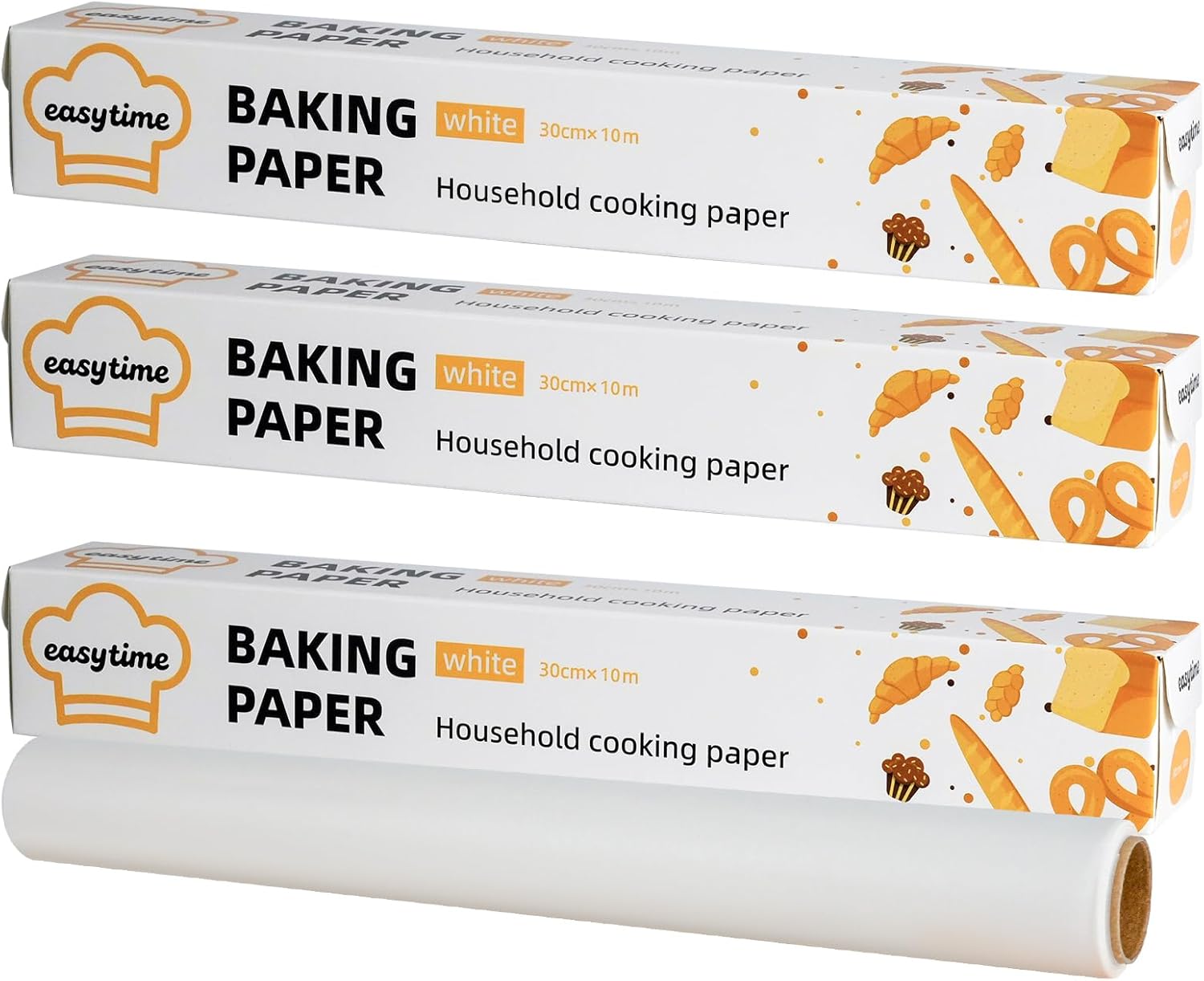 Parchment Paper Rolls by [Brand Name] - 12in x 98ft | Built-In Metal Cutter for Baking & Grilling