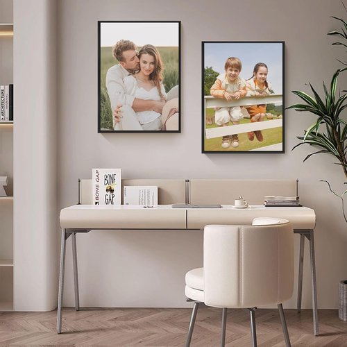 Canvas Prints | Custom Photo Wall Art - Turn Your Memories Into Framed Décor (12x16, Black Metal Frame)