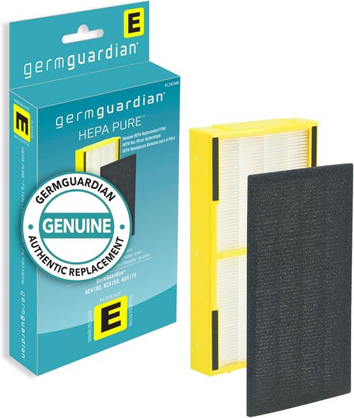 Germ Guardian FLT4100 True HEPA Replacement Filter - Compatible with AC4100 & AC4150 Models