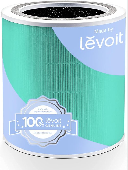 LEVOIT Air Purifier Replacement Filter - HEPA & Activated Carbon for Odor & Smoke Removal | Core 400S-RF-TX, 1 Pack, Green