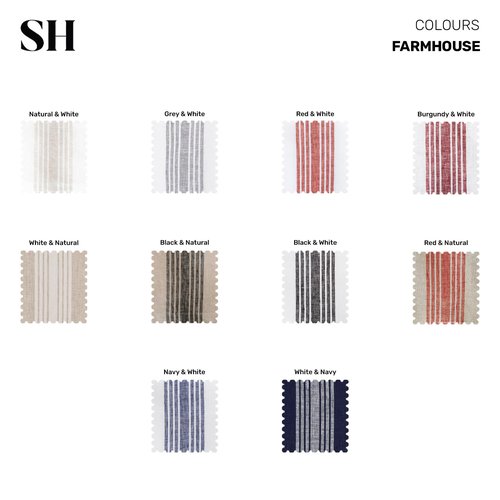 Solino Home Stripe Linen Table Runner 120 Inches Long - 100% Pure Linen Natural and White Farmhouse Table Runner 14 x 120 Inch for Dining, Spring, Easter, Mothers Day