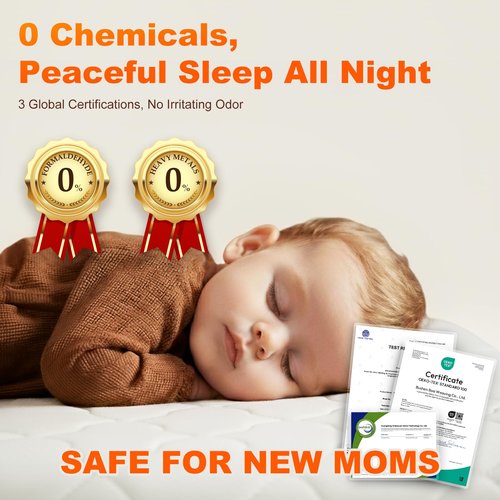 DeerFable Dual Sided Pack and Play Mattress, 3 Inch Thick Soft & Firm Memory Foam Breathable Portable Pack n Play Mattresses, 4 in1 Baby Playpen Mattresses with Removable Washable Cover - 38x26x3 Inch