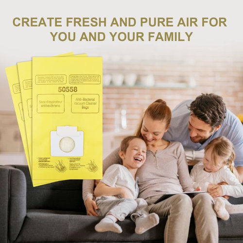 12 Pack 50403 Vacuum Bags Compatible with Kenmore Canister Type C/Q 5055, 50555, 50557, 50558 and Type C-5, C-18, 53292, 200 Series, 400 Series, 600 Series, 700 Series, 800 Series Vacuum Dust bag