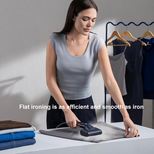 G10 Portable Clothes Steamer - Handheld Mini Iron for Travel & Home, 1200W, 0.9 lbs, Violet