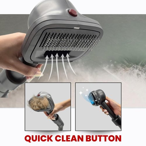 Pet Hair Grooming Brush Vacuum Attachment for Dyson V7 V8 V10 V11 V15/Big Ball/V6 DC58 DC59, Compatible with Shark NV501/HV322/HV301 Miele 1-3/8'' & Small Shop Vacs 1.25" – Cat/Dog Grooming Brush