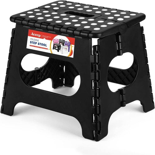 ACSTEP Folding Step Stool - Sturdy 11-Inch Non-Slip Design | Lightweight & Collapsible for Kids & Adults